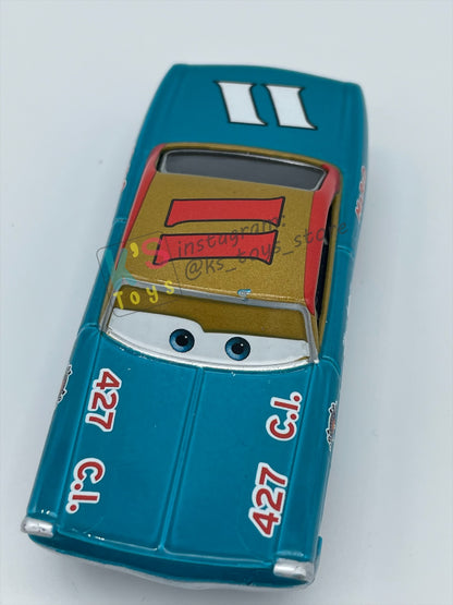 PRE-OWNED / LOOSE DISNEY PIXAR CARS BY MATTEL - "MARIO ANDRETTI RED RIMS" - CARS SERIES - PLAYED WITH GOOD CONDITION - READ DESCRIPTION!!!!!!!!!!!