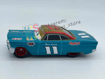 PRE-OWNED / LOOSE DISNEY PIXAR CARS BY MATTEL - "MARIO ANDRETTI RED RIMS" - CARS SERIES - PLAYED WITH GOOD CONDITION - READ DESCRIPTION!!!!!!!!!!!