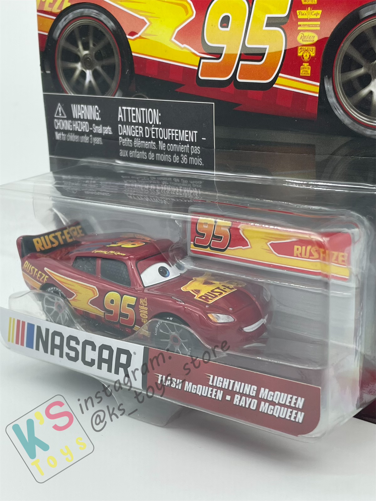 COMPLETE SET OF 6 CARS, 2024 NASCAR SERIES Disney Pixar Cars by MATTEL, LIGHTNING MCQUEEN, BUBBA WHEELHOUSE, RYAN "INSIDE" LANEY, GO GO LOGANO, WILLIAM BYREV, AND CARSTIN "ACE" DILLON - NASCAR SERIES - BNIP