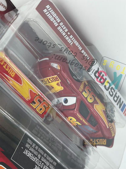 COMPLETE SET OF 6 CARS, 2024 NASCAR SERIES Disney Pixar Cars by MATTEL, LIGHTNING MCQUEEN, BUBBA WHEELHOUSE, RYAN "INSIDE" LANEY, GO GO LOGANO, WILLIAM BYREV, AND CARSTIN "ACE" DILLON - NASCAR SERIES - BNIP