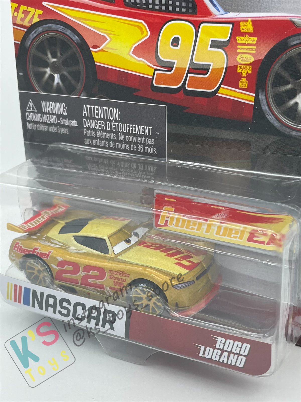 COMPLETE SET OF 6 CARS, 2024 NASCAR SERIES Disney Pixar Cars by MATTEL, LIGHTNING MCQUEEN, BUBBA WHEELHOUSE, RYAN "INSIDE" LANEY, GO GO LOGANO, WILLIAM BYREV, AND CARSTIN "ACE" DILLON - NASCAR SERIES - BNIP