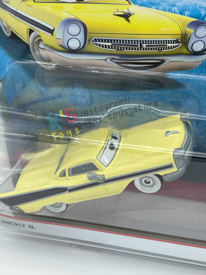 Disney Pixar Cars 1:55 by Mattel, 2-Pack Nicky B and Flo - Radiator Springs - BNIP