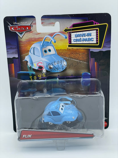 Complete Set of DRIVE-IN Series Disney Pixar Cars by Mattel 1:55 - WOODY, BUZZ, SULLEY, MIKE, FLIK, P.T. PLEA AND HAMM - BNIP