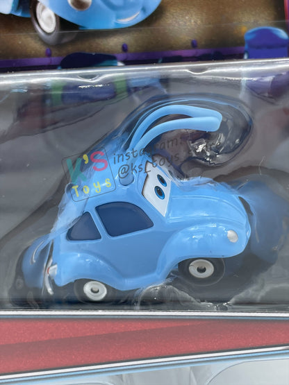 Complete Set of DRIVE-IN Series Disney Pixar Cars by Mattel 1:55 - WOODY, BUZZ, SULLEY, MIKE, FLIK, P.T. PLEA AND HAMM - BNIP