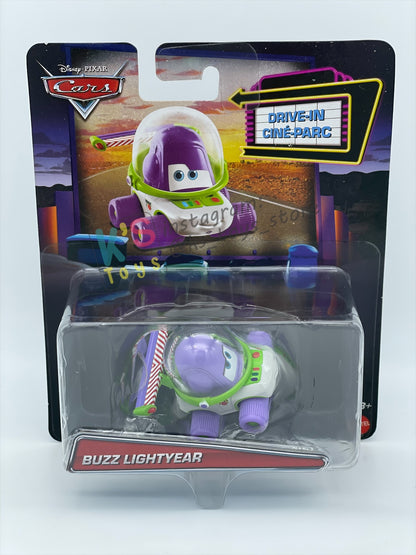 Complete Set of DRIVE-IN Series Disney Pixar Cars by Mattel 1:55 - WOODY, BUZZ, SULLEY, MIKE, FLIK, P.T. PLEA AND HAMM - BNIP