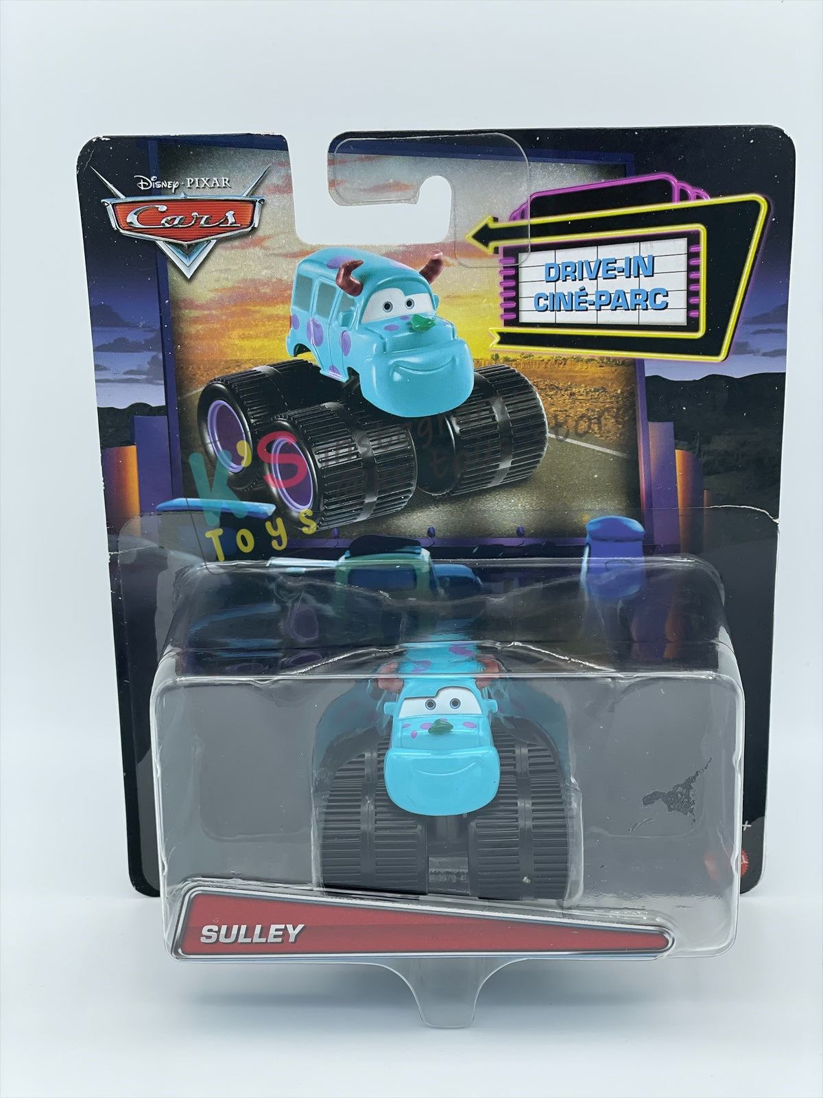 Complete Set of DRIVE-IN Series Disney Pixar Cars by Mattel 1:55 - WOODY, BUZZ, SULLEY, MIKE, FLIK, P.T. PLEA AND HAMM - BNIP