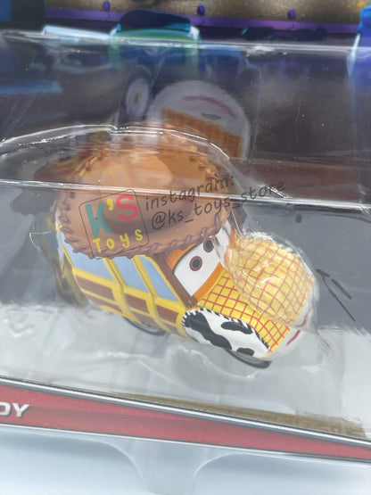 Complete Set of DRIVE-IN Series Disney Pixar Cars by Mattel 1:55 - WOODY, BUZZ, SULLEY, MIKE, FLIK, P.T. PLEA AND HAMM - BNIP