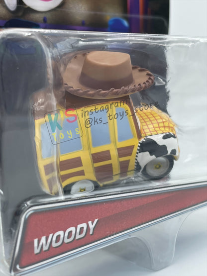 Complete Set of DRIVE-IN Series Disney Pixar Cars by Mattel 1:55 - WOODY, BUZZ, SULLEY, MIKE, FLIK, P.T. PLEA AND HAMM - BNIP