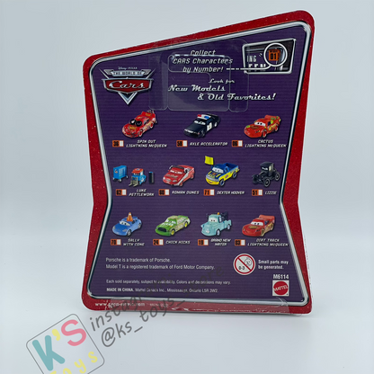 DISNEY PIXAR CARS BY MATTEL - SPIN OUT LIGHTNING MCQUEEN - THE WORLD OF CARS SERIES - BNIP